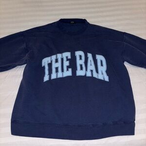 THE BAR Blue Sweatshirt